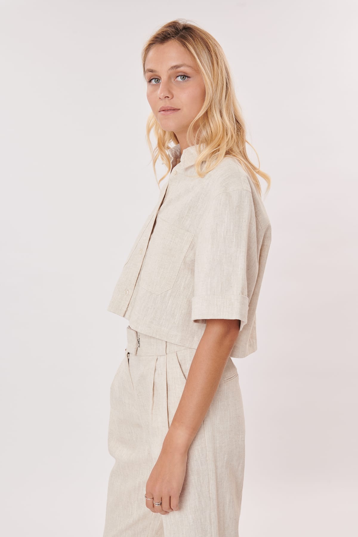 Derhy Veste Chemise Courte Manches Courtes YASMINE