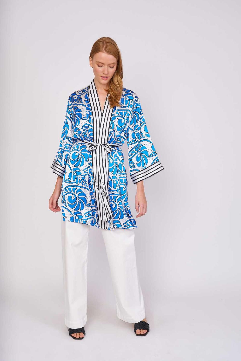 Derhy Veste Kimono Imprimée IRENE