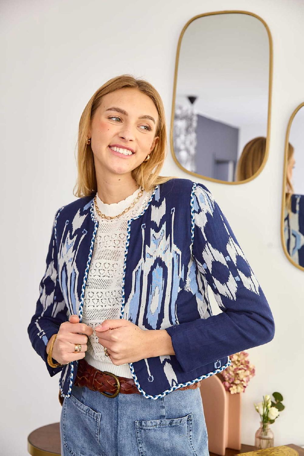 derhy Veste matelassée imprimée JIMMY