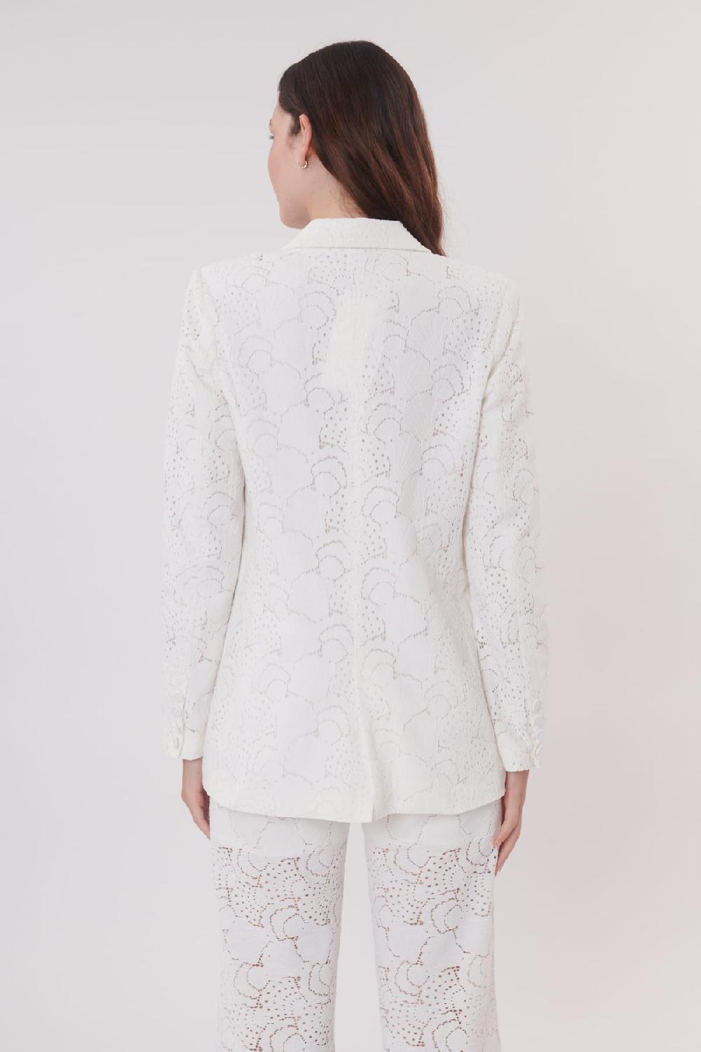Derhy Veste Longue En Broderie Anglaise Manches Longues YASNA
