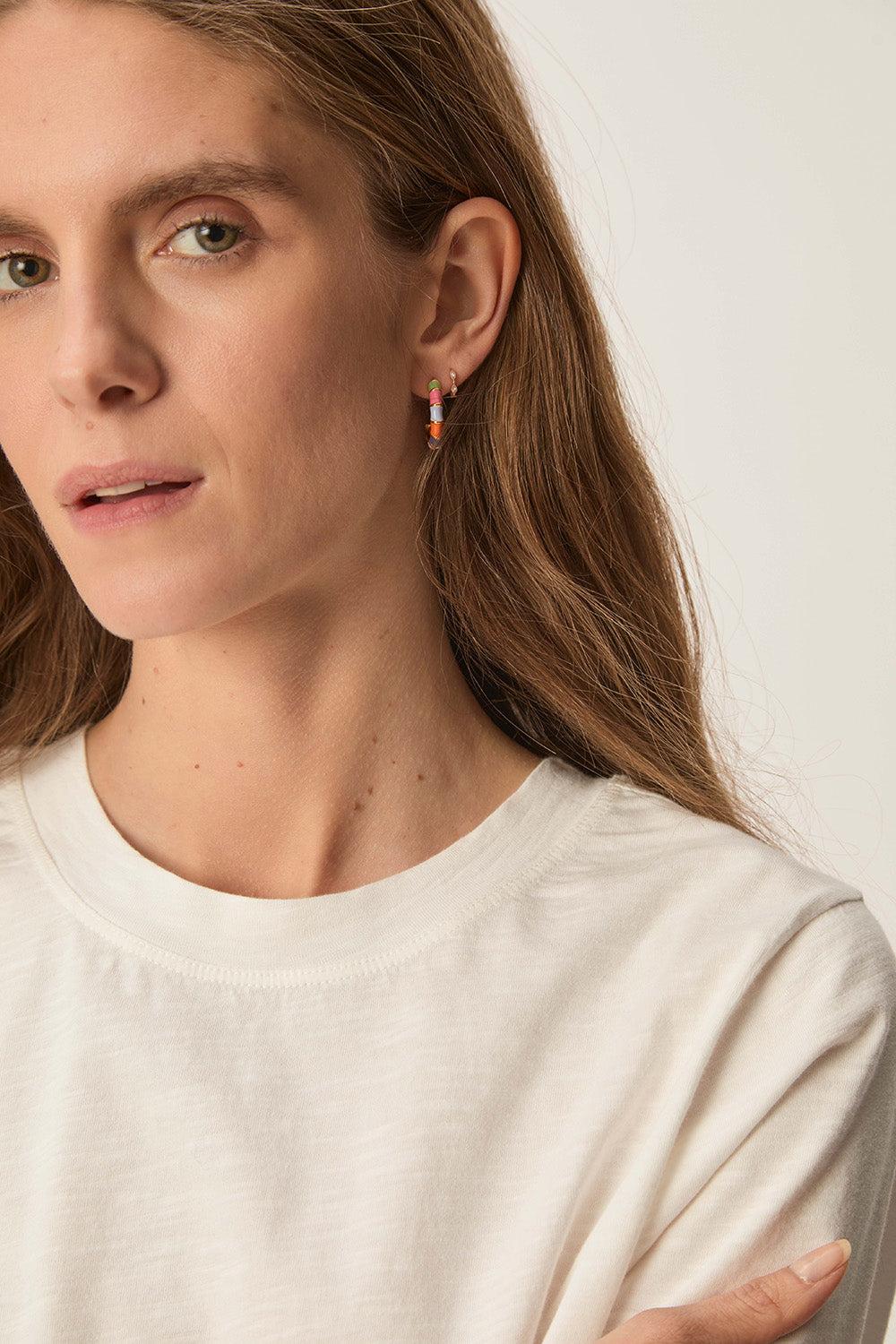 Des Petit Hauts Boucles D'Oreilles Nariha Pomme/Bubble/Fuji/Moon