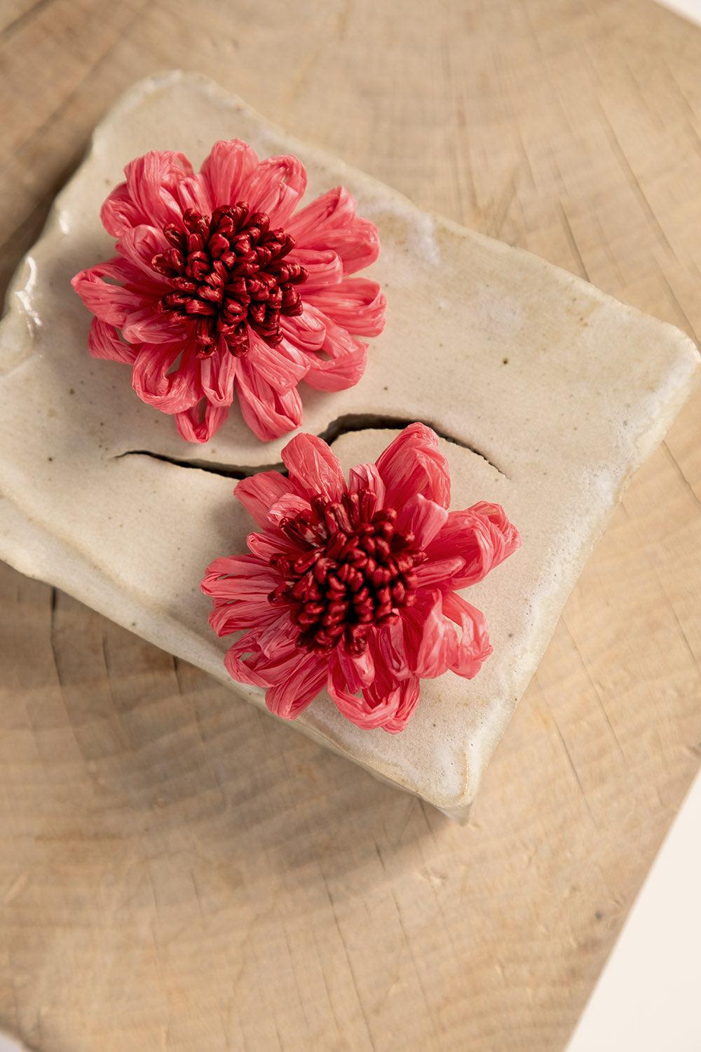 Des Petit Hauts Boucles D'Oreilles Nodette Cerise/Bubble