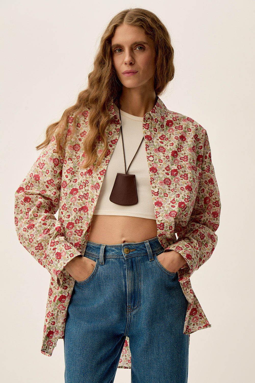 Des Petit Hauts Chemise Eloise En Tissu Liberty Romy