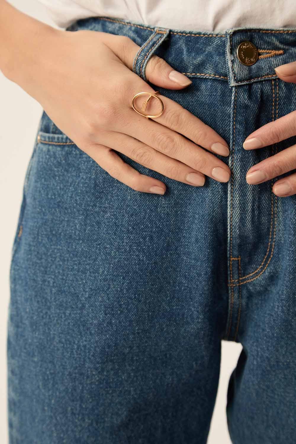 des petit hauts Bague Nelly Or