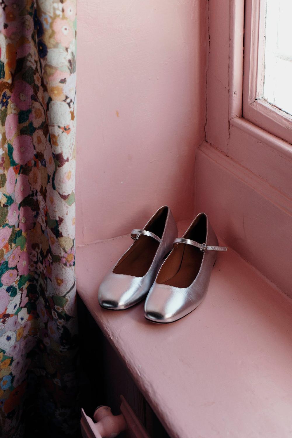 des petit hauts Ballerines Lilio Argent