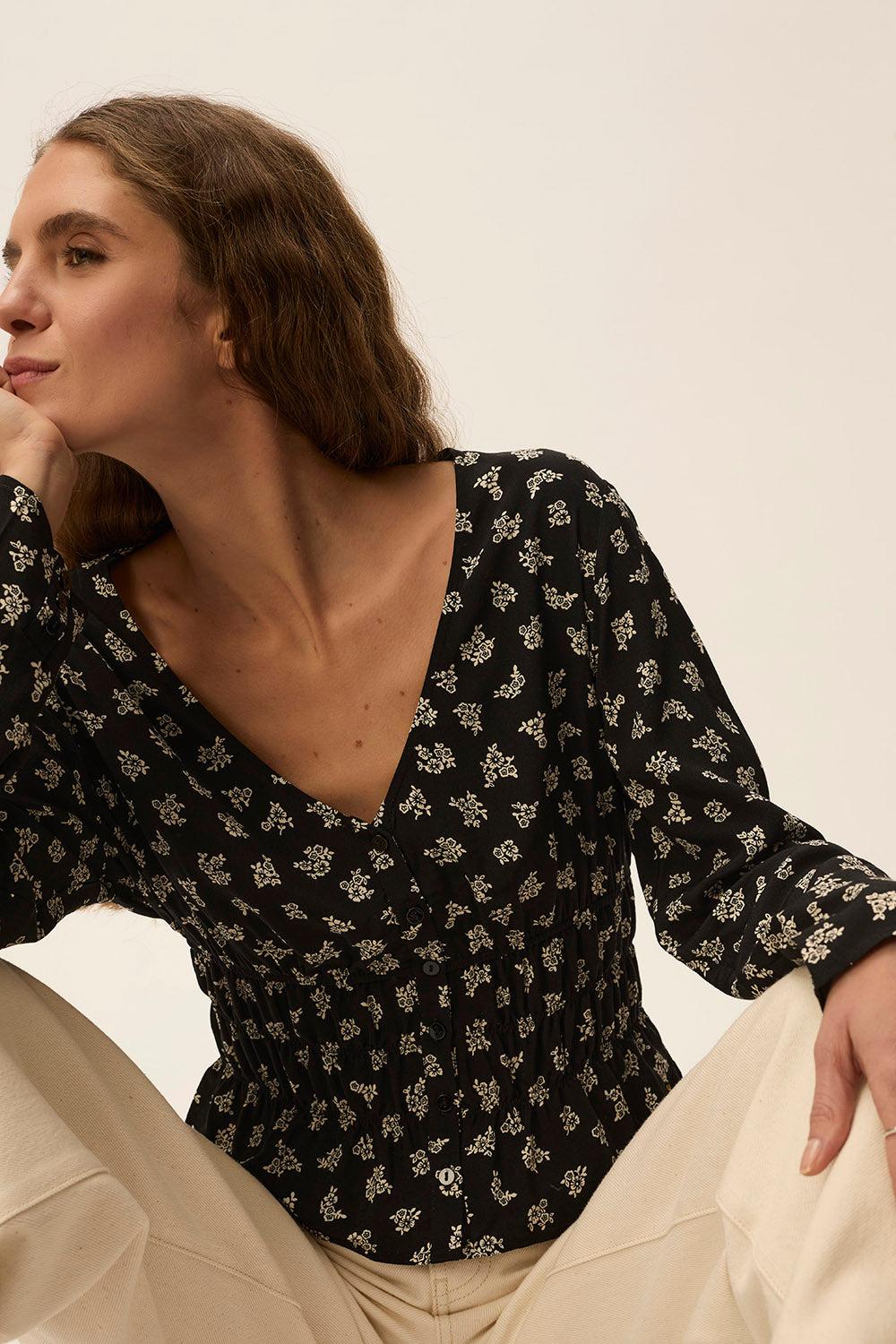 Des Petit Hauts Blouse Romary Lily