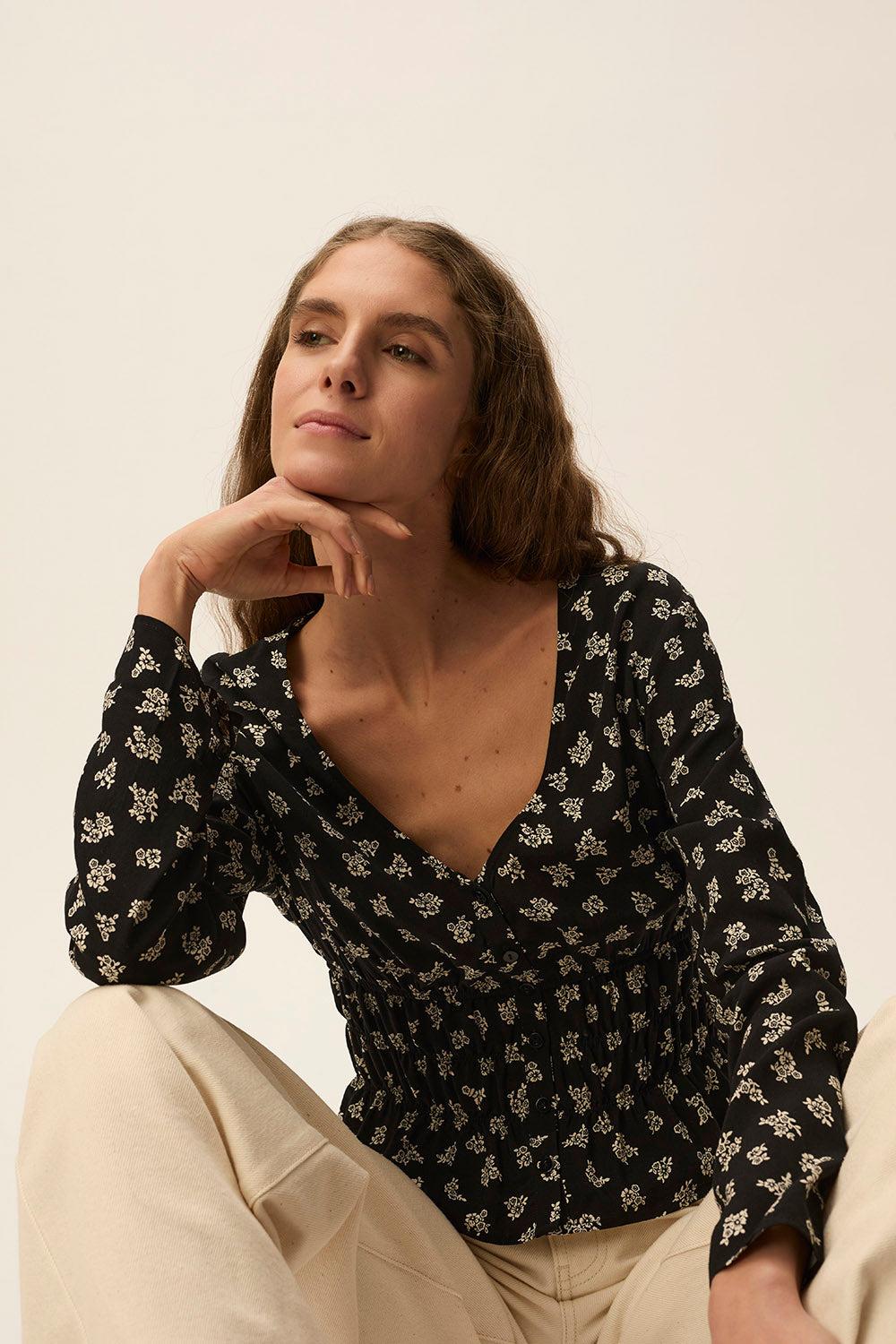 Des Petit Hauts Blouse Romary Lily