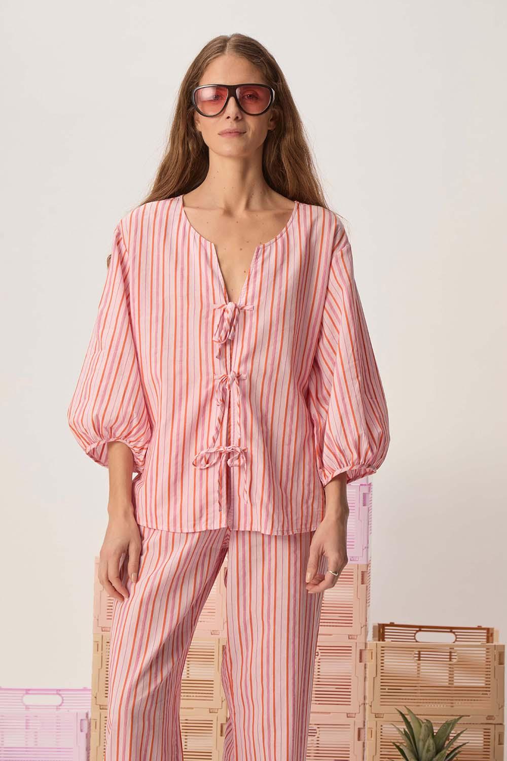 Des Petit Hauts Blouse Rosseta Tropic