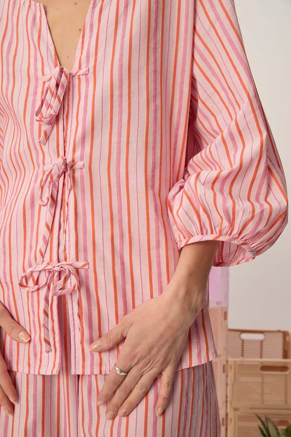 Des Petit Hauts Blouse Rosseta Tropic