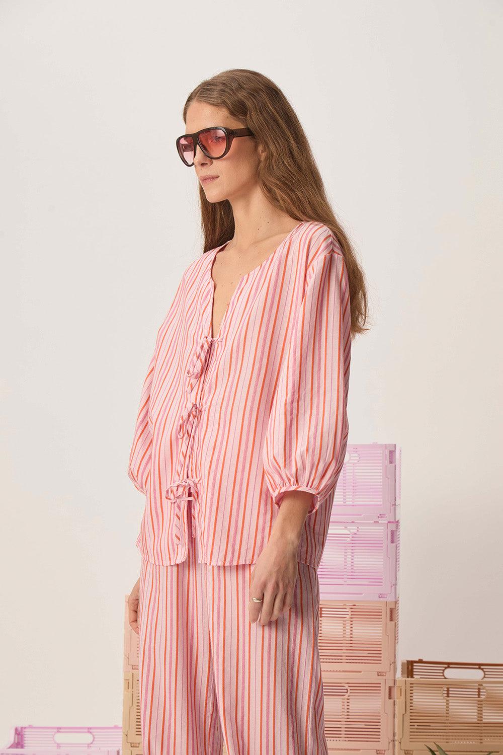 Des Petit Hauts Blouse Rosseta Tropic