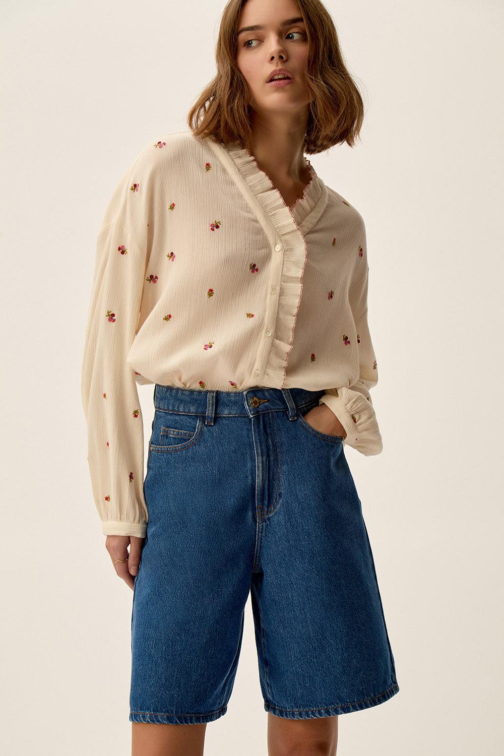 des petit hauts Blouse Sina Creme