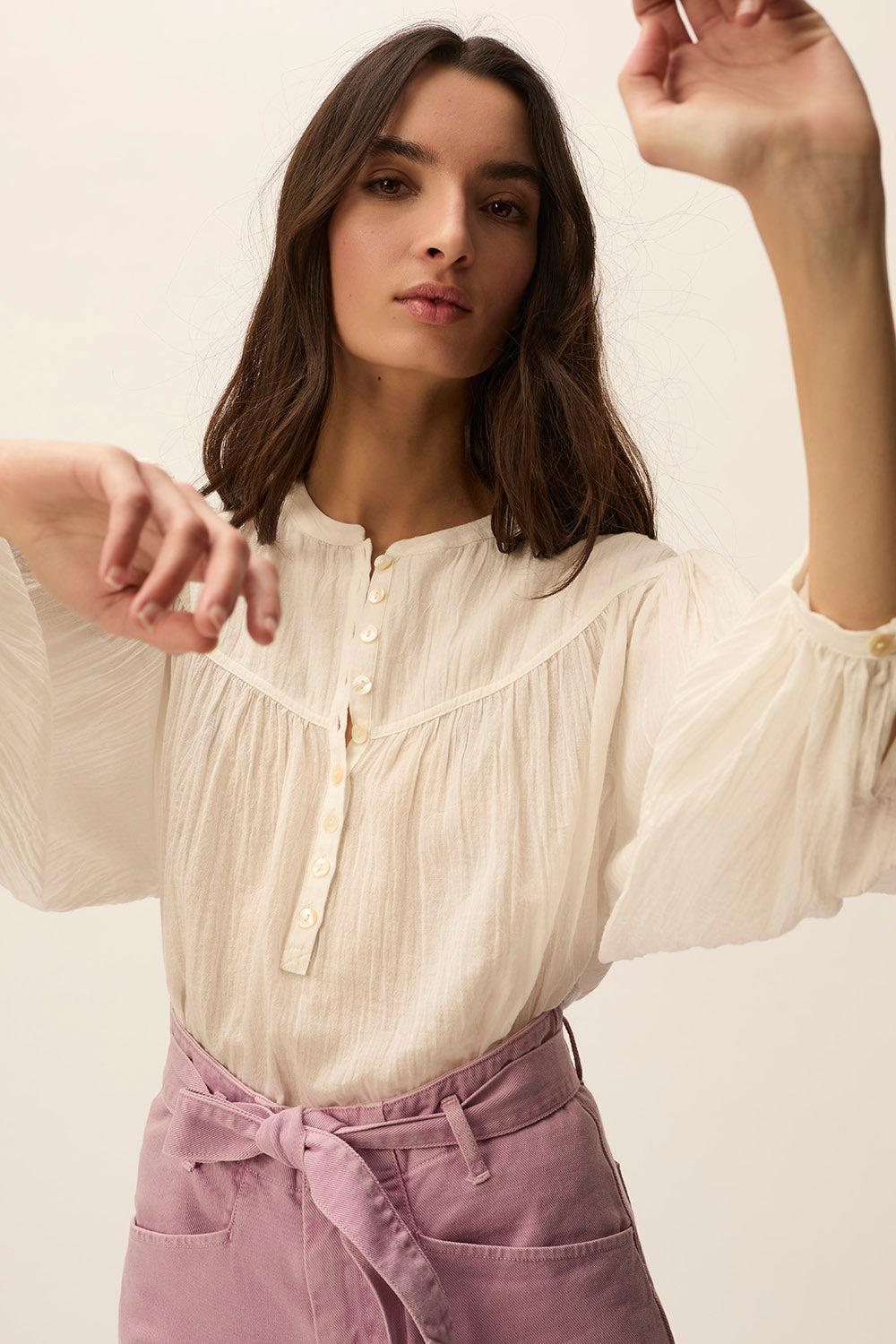 Des Petit Hauts Blouse Sophie Ecru