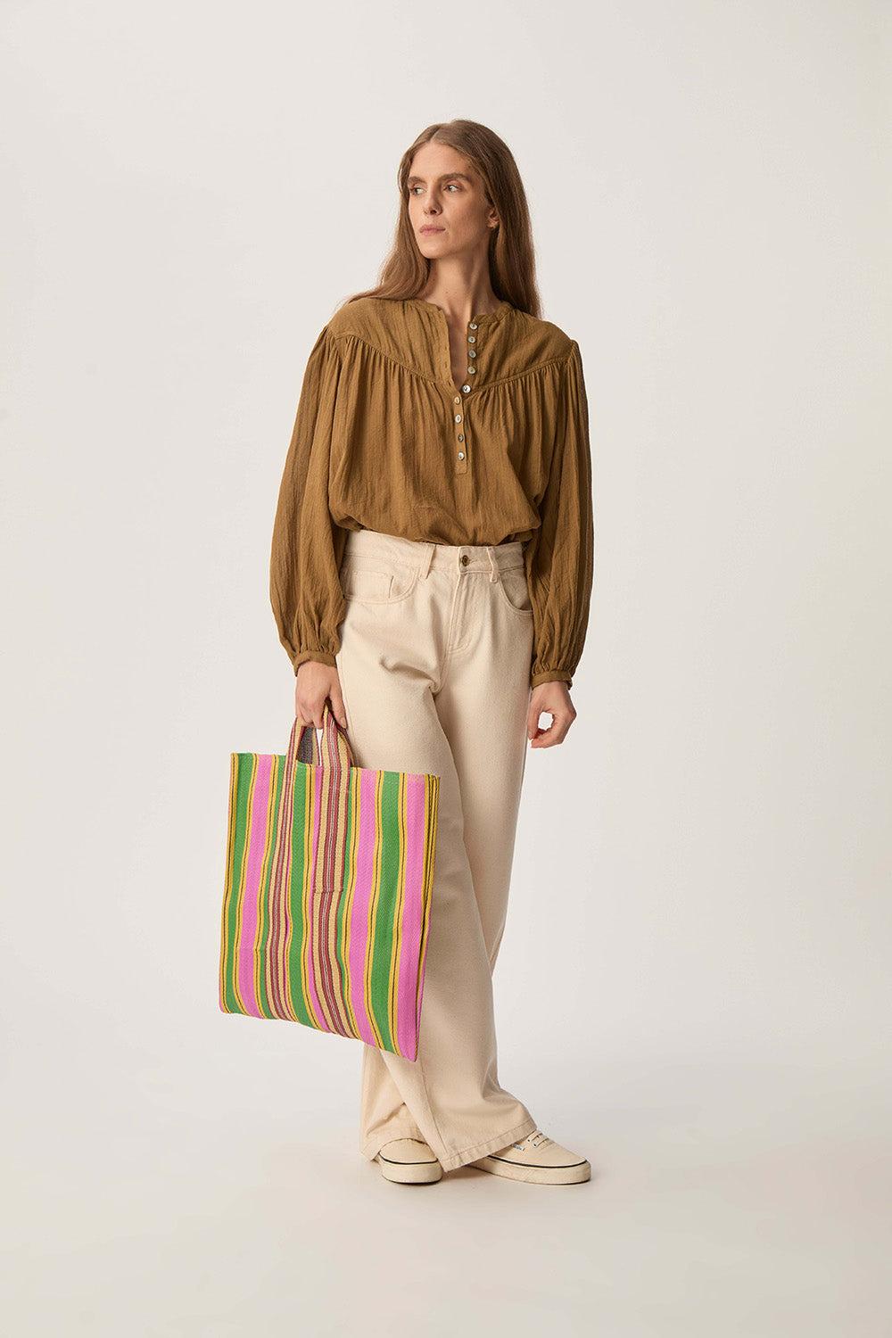 Des Petit Hauts Blouse Sophie Olive