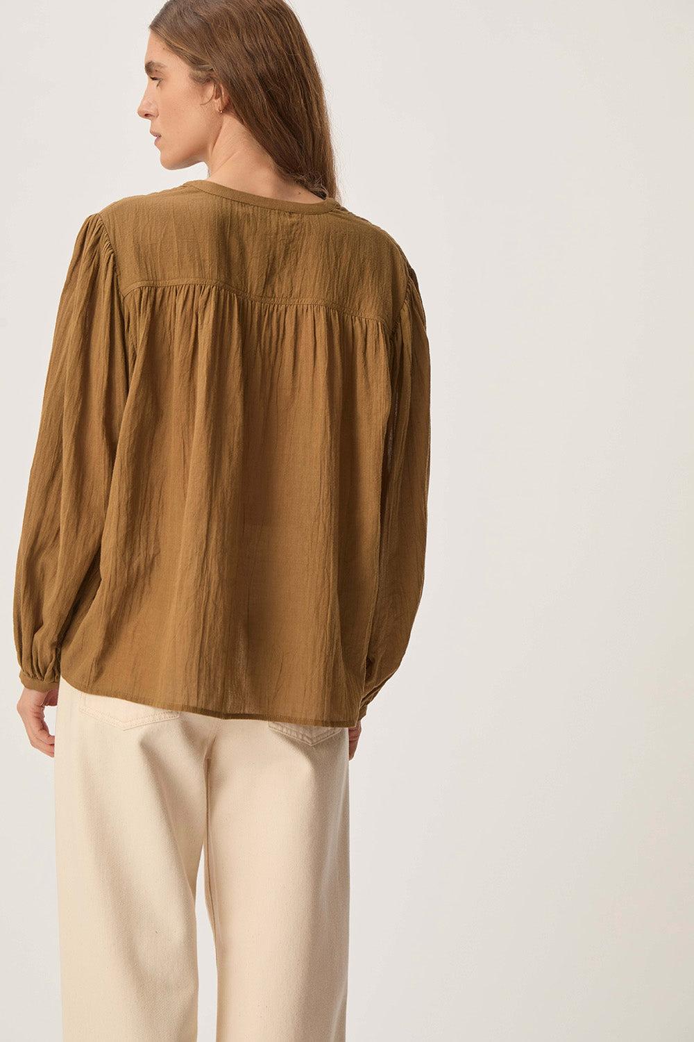 Des Petit Hauts Blouse Sophie Olive