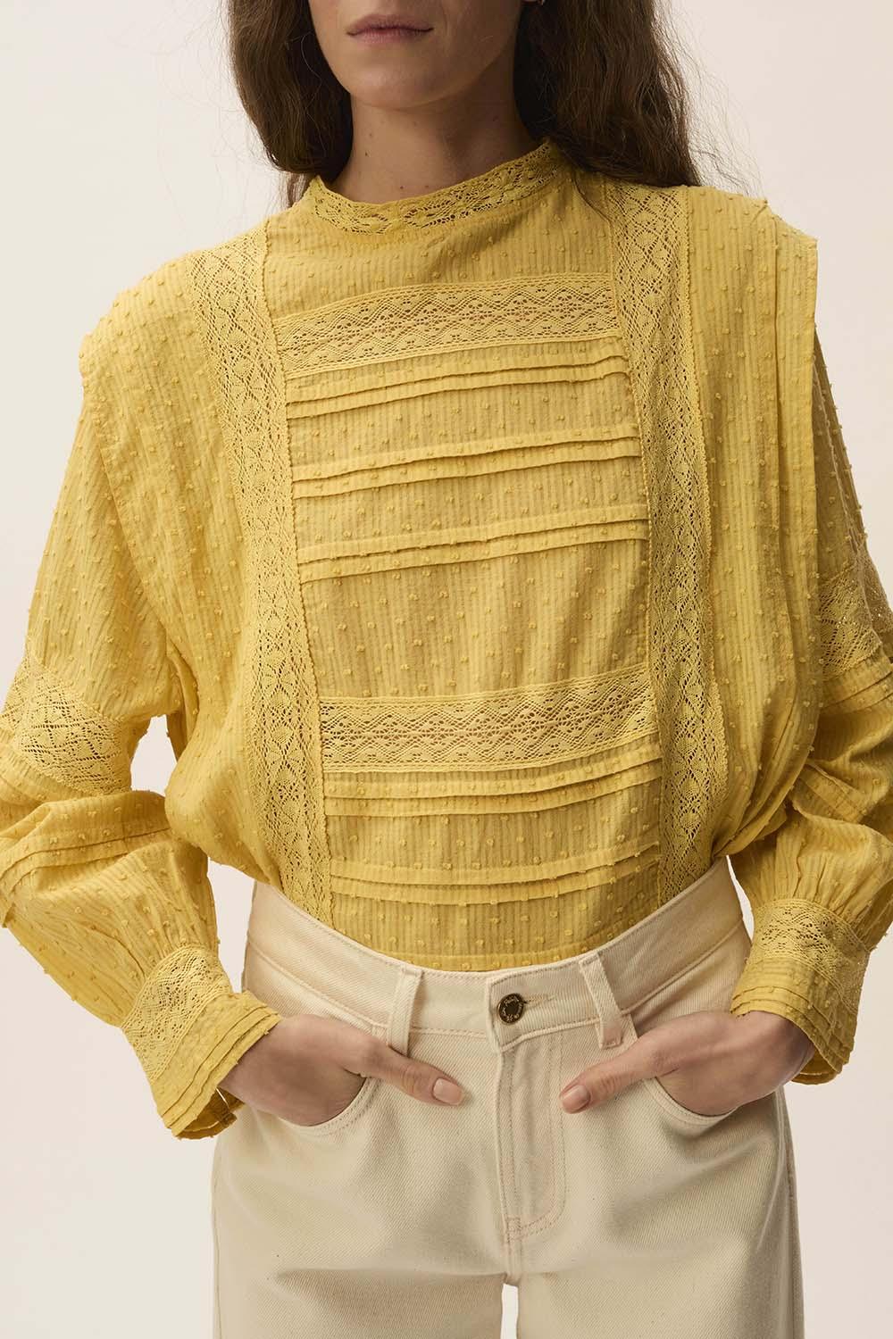 Des Petit Hauts Blouse Sorene Tournesol