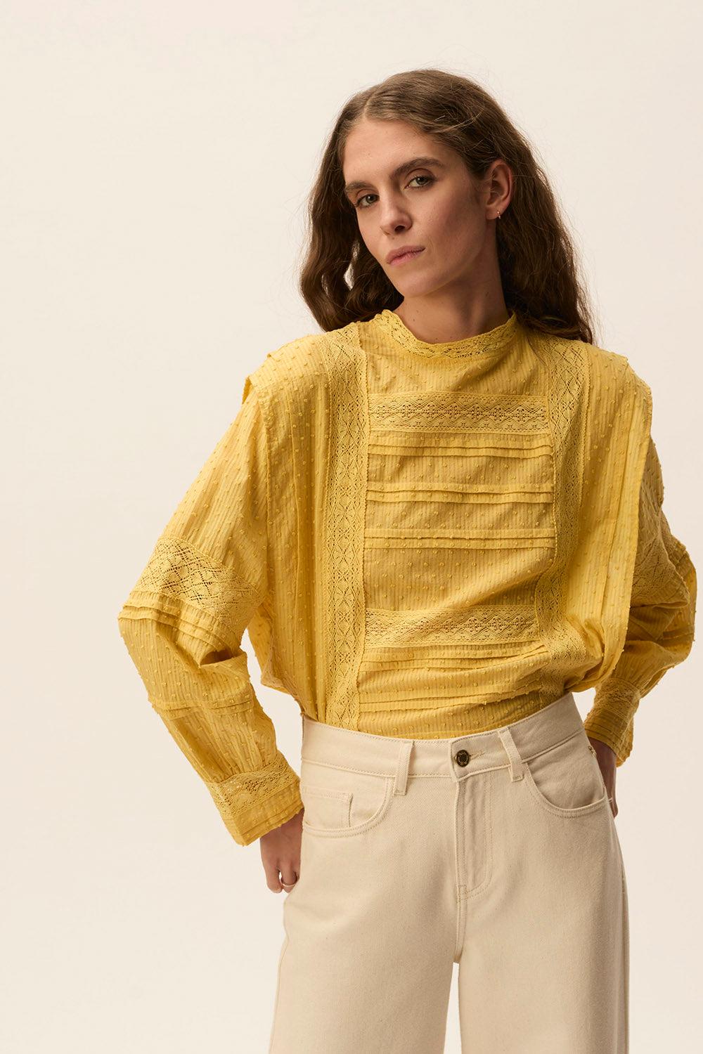 des petit hauts Blouse Sorene Tournesol