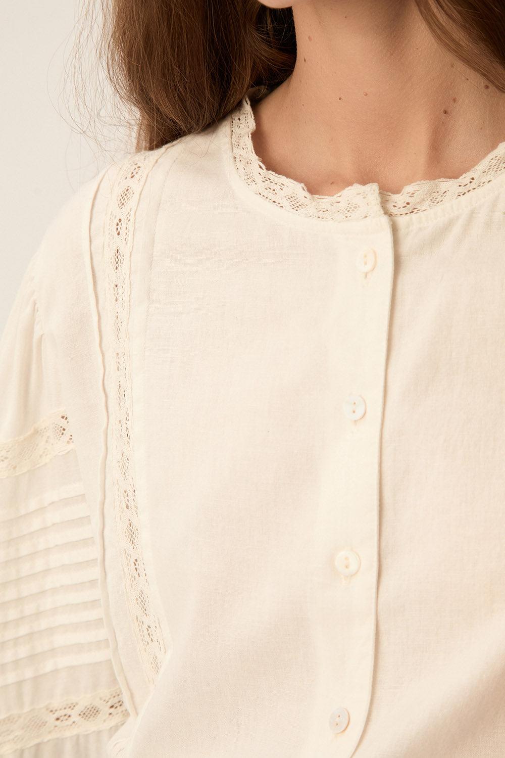 Des Petit Hauts Blouse Tamia Ecru