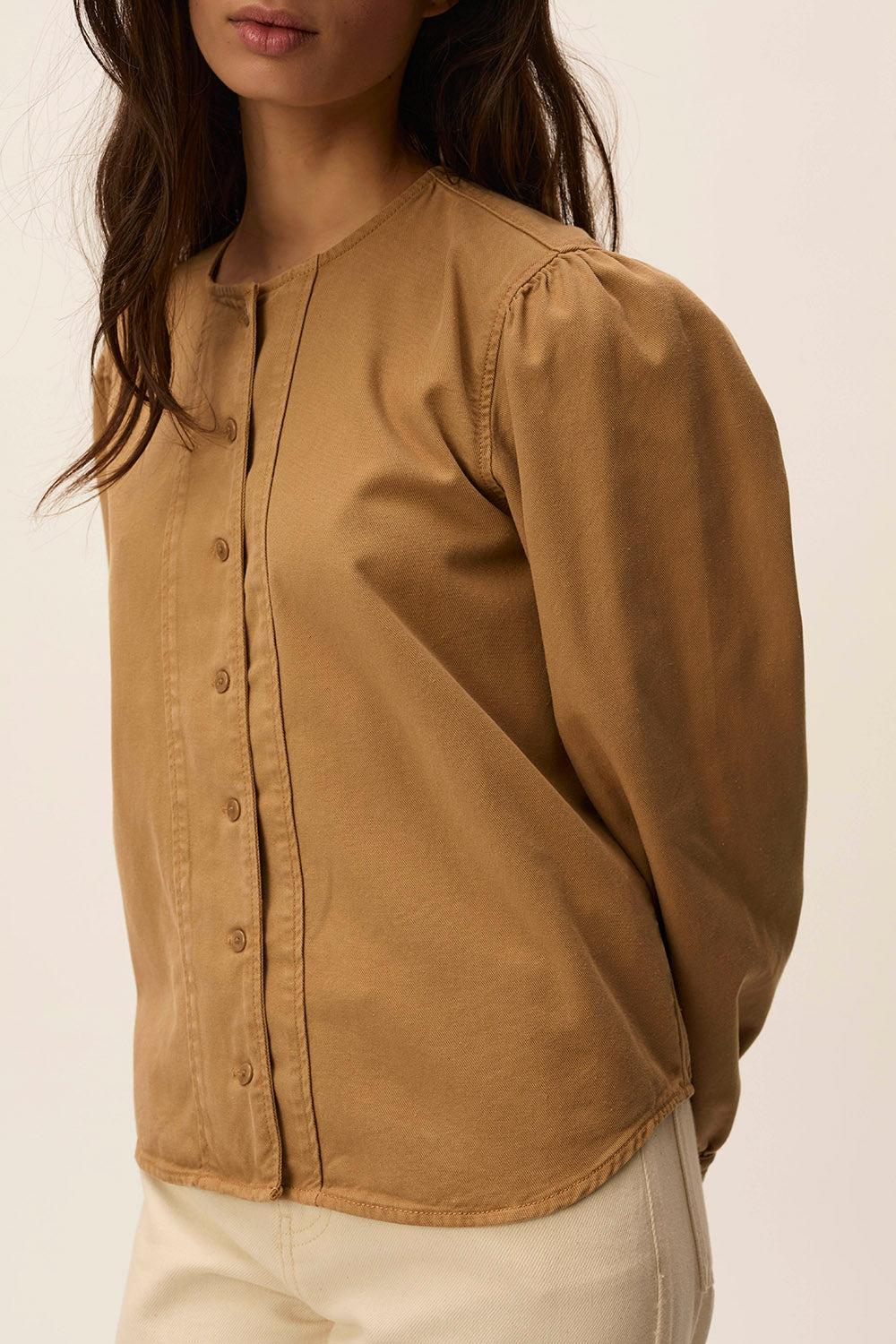 Des Petit Hauts Blouse Thomi Tabac