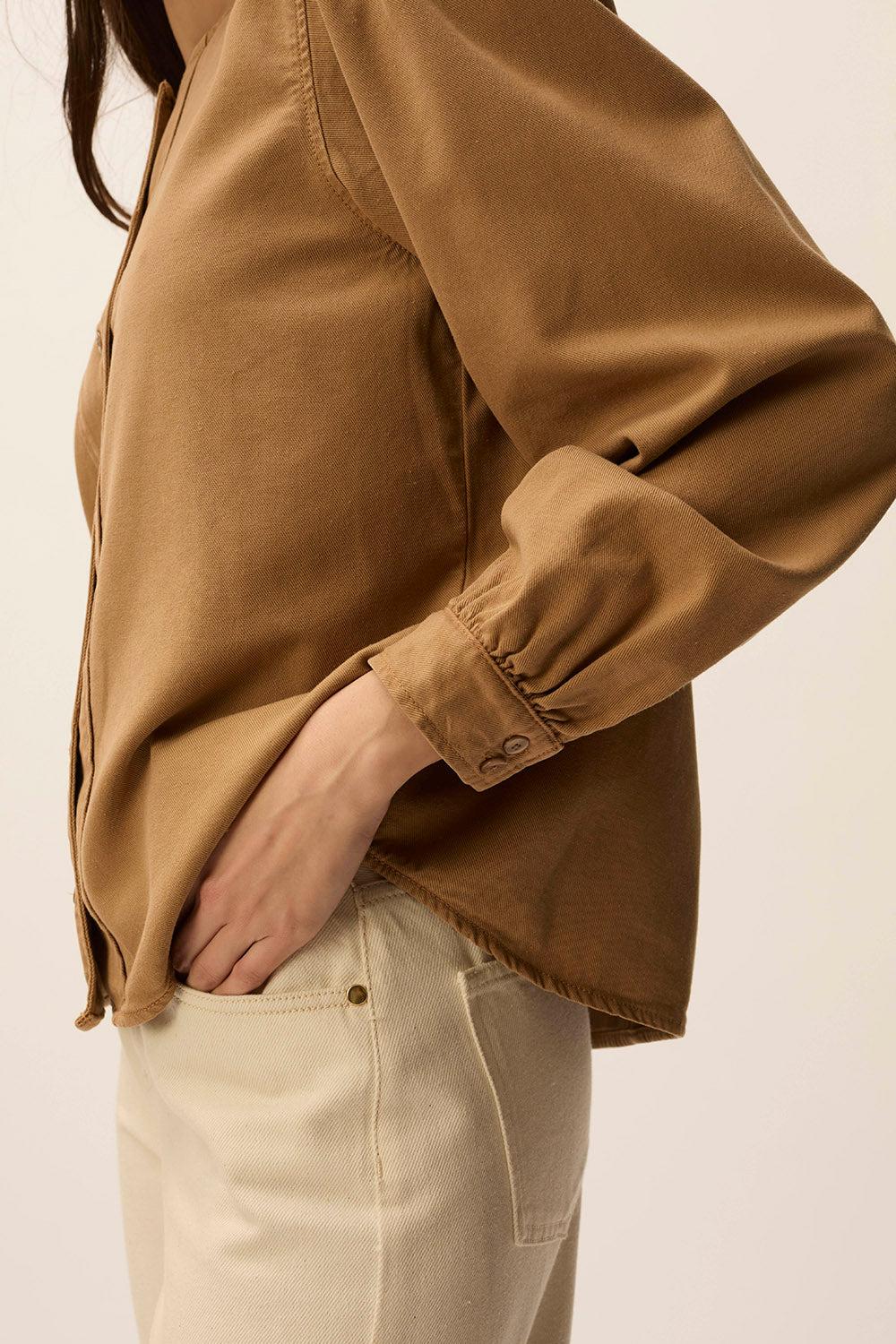 Des Petit Hauts Blouse Thomi Tabac