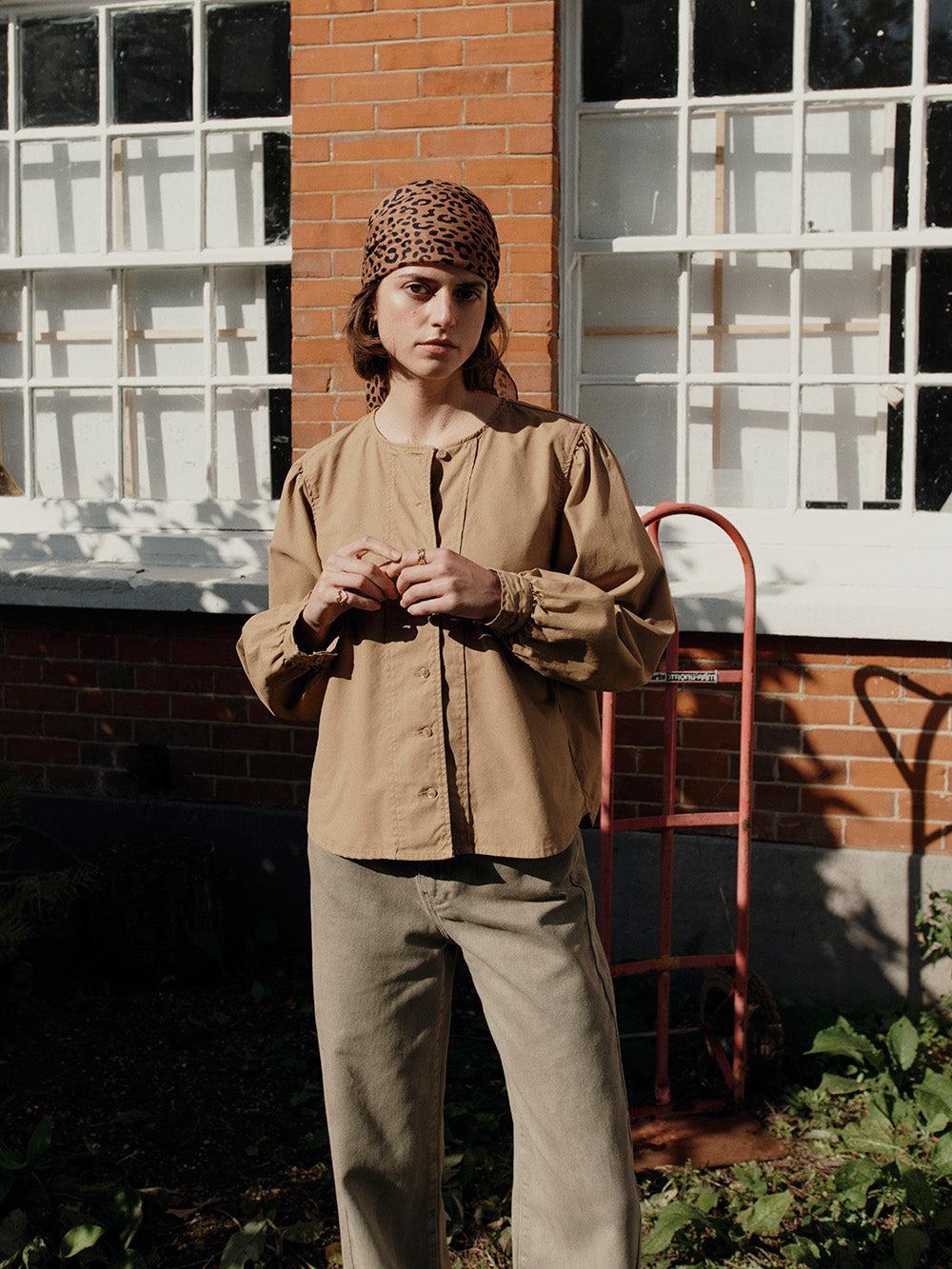 des petit hauts Blouse Thomi Tabac