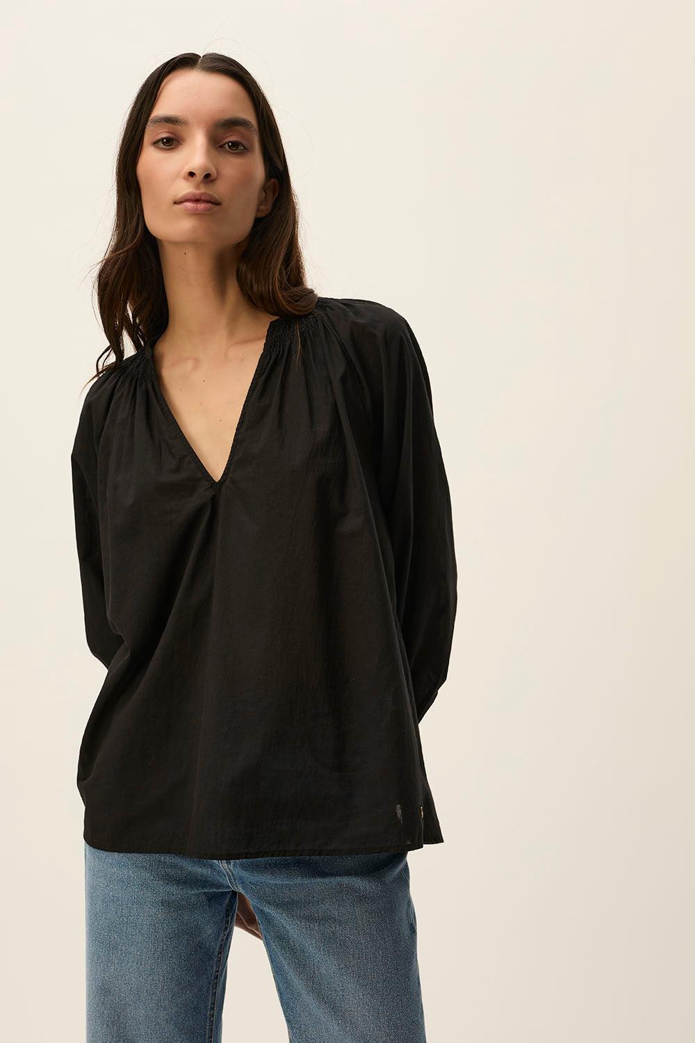 Des Petit Hauts Blouse Tiala Noir