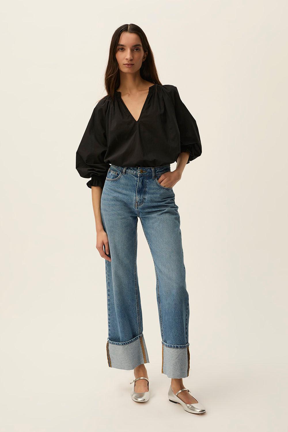 Des Petit Hauts Blouse Tiala Noir