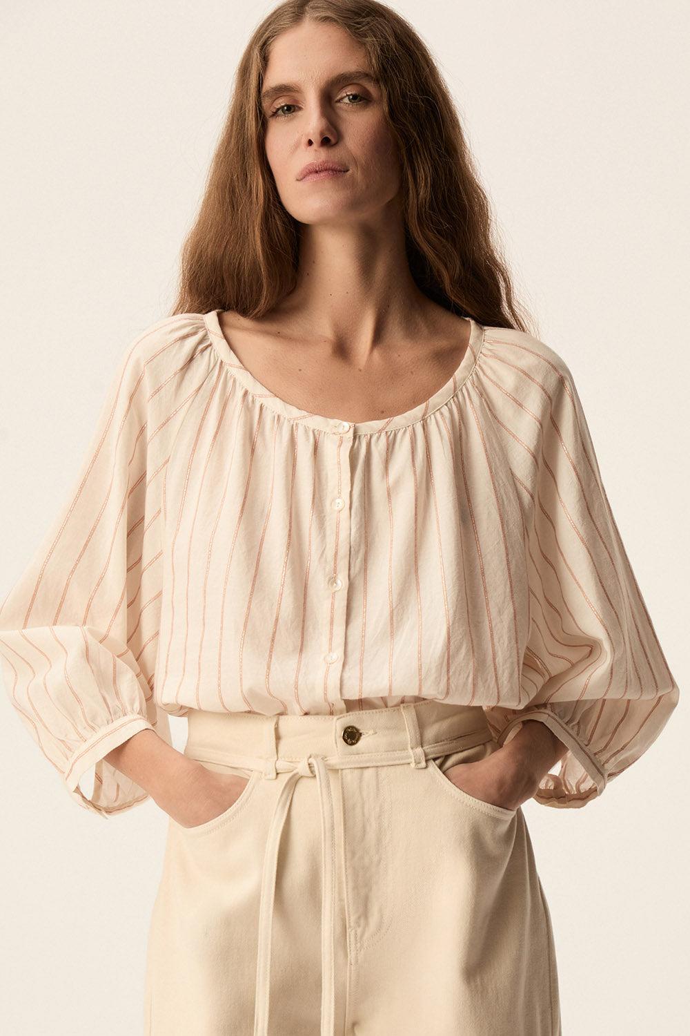 Des Petit Hauts Blouse Tina Avoine