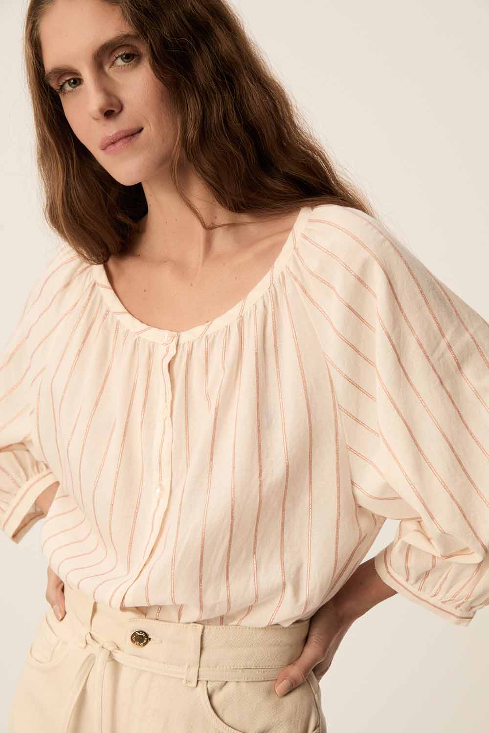 Des Petit Hauts Blouse Tina Avoine