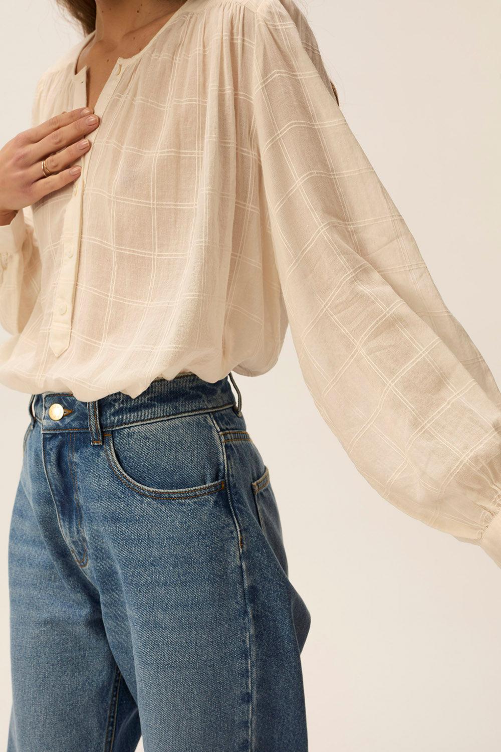 Des Petit Hauts Blouse Toledo Ecru