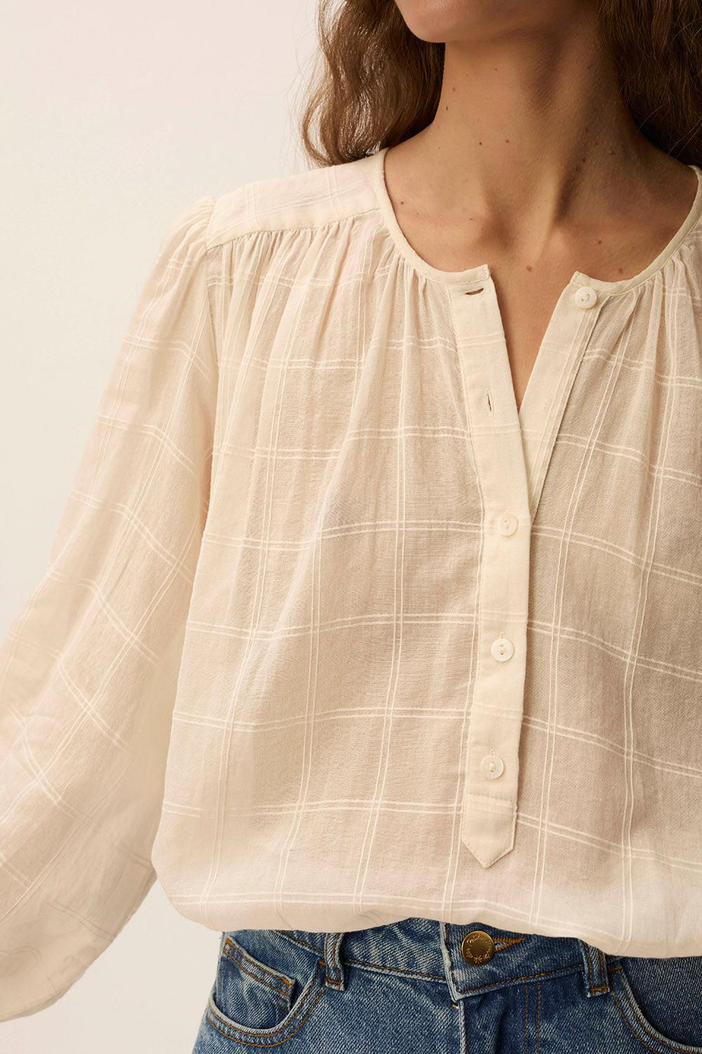 Des Petit Hauts Blouse Toledo Ecru