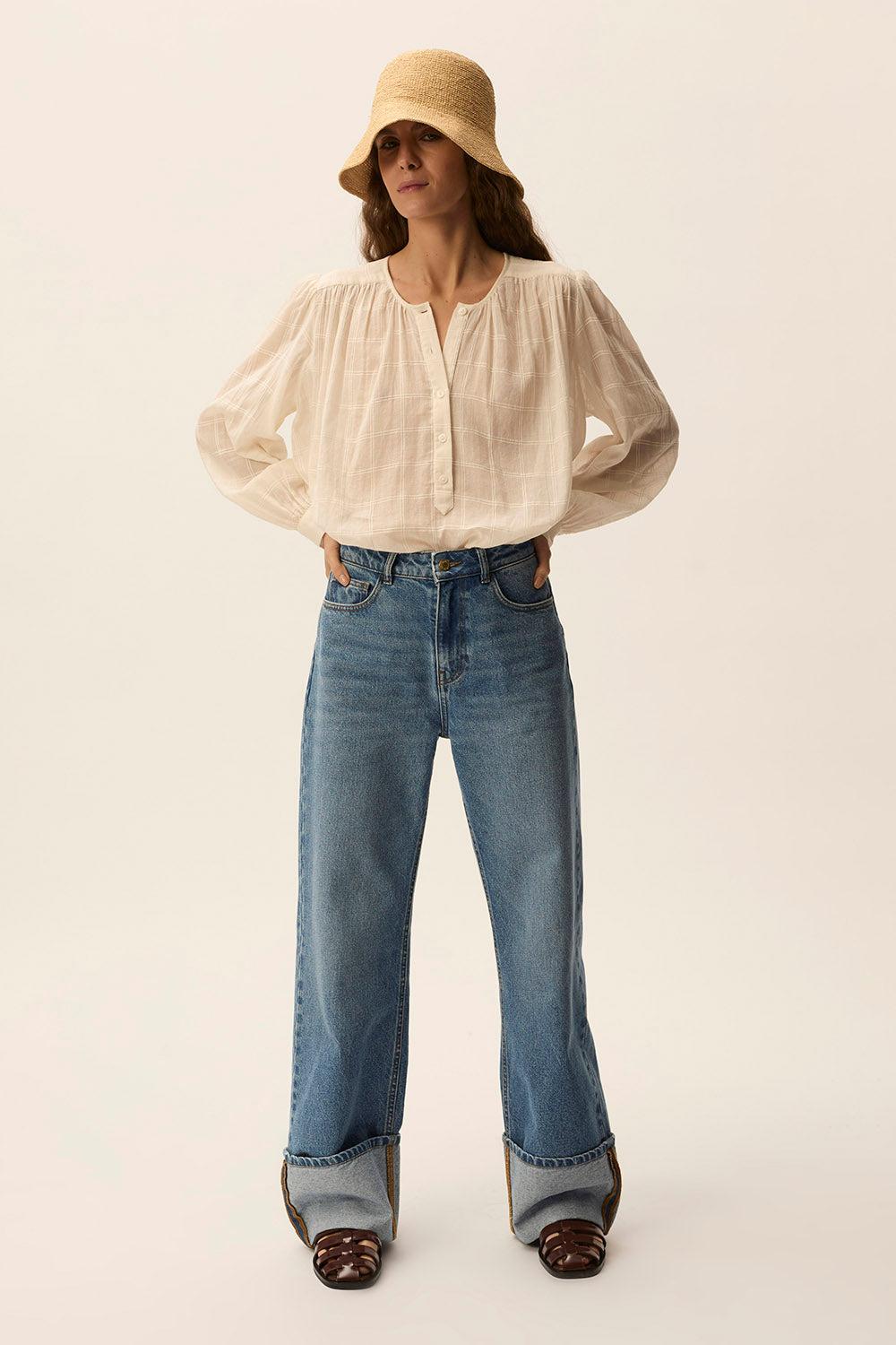 Des Petit Hauts Blouse Toledo Ecru