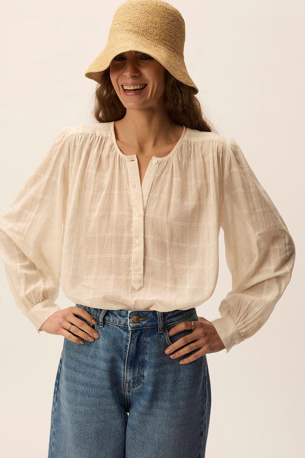 des petit hauts Blouse Toledo Ecru