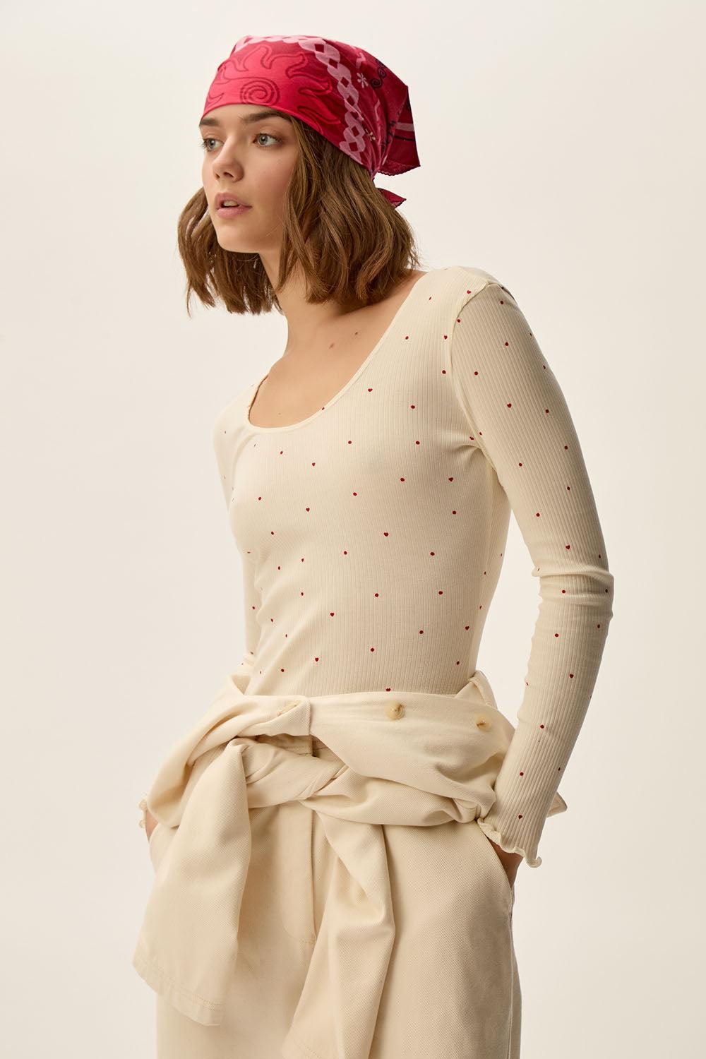 des petit hauts Body Haivy Lova Cerise