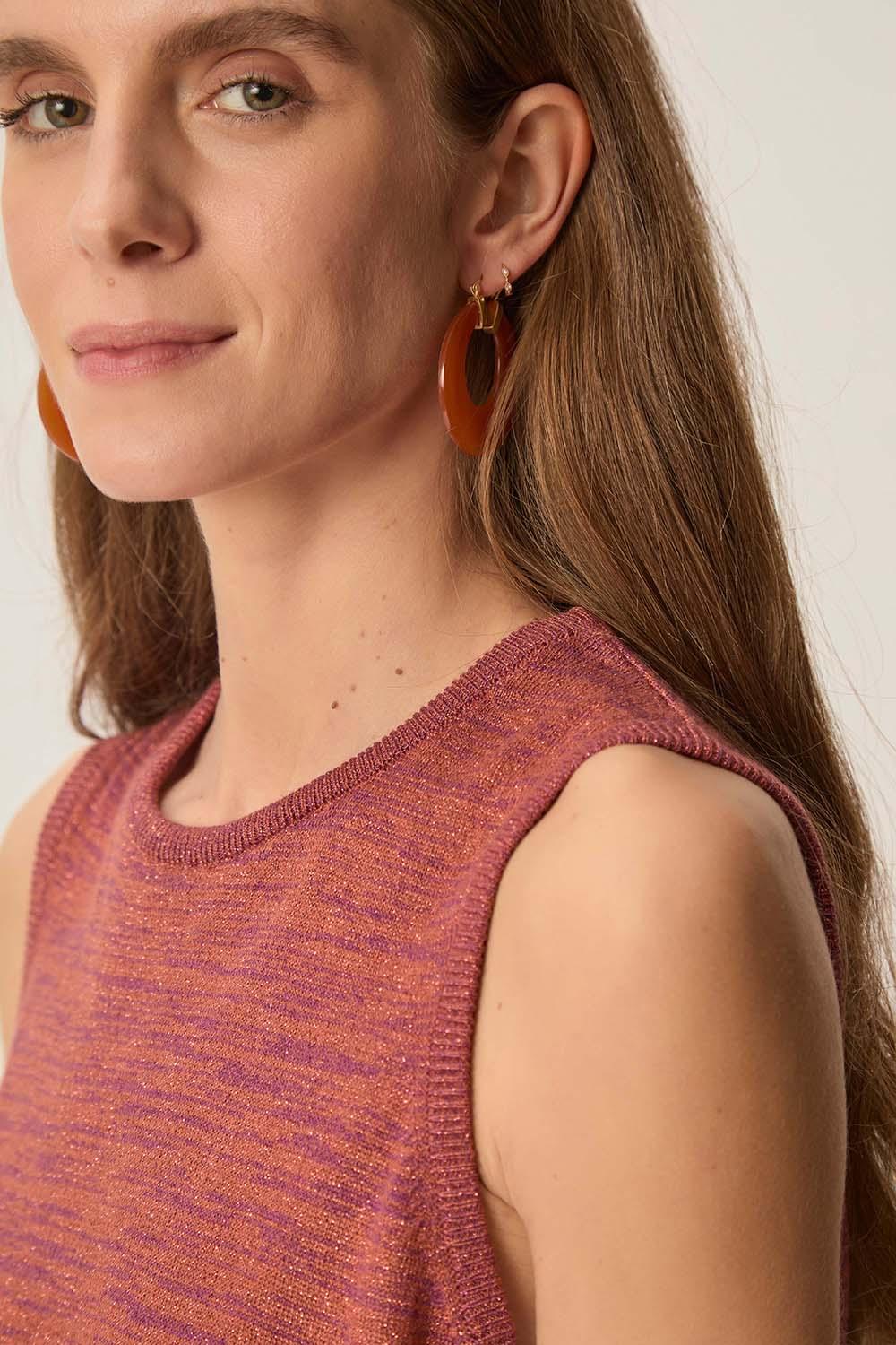 Des Petit Hauts Boucles D'Oreilles Nadi Papaye
