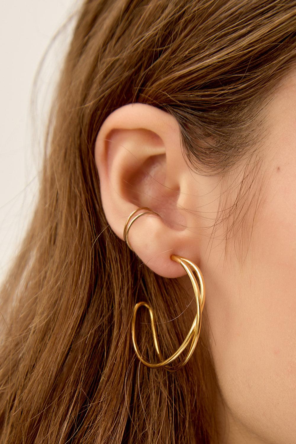 Des Petit Hauts Boucles D'Oreilles Naguiri Or