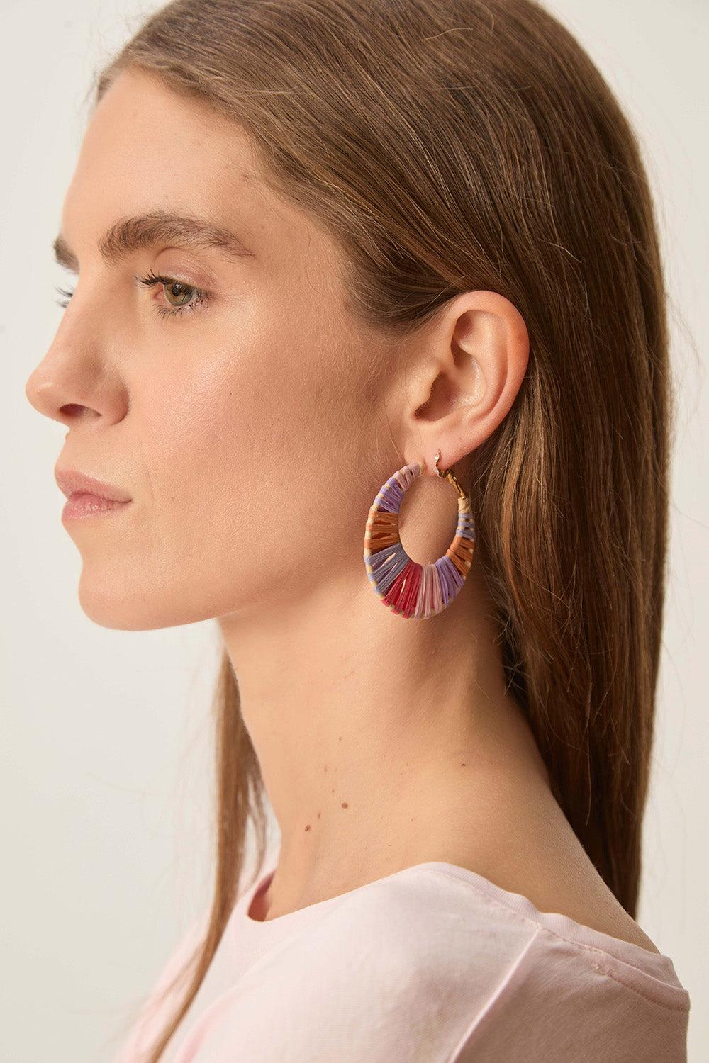 Des Petit Hauts Boucles D'Oreilles Nikki Multico