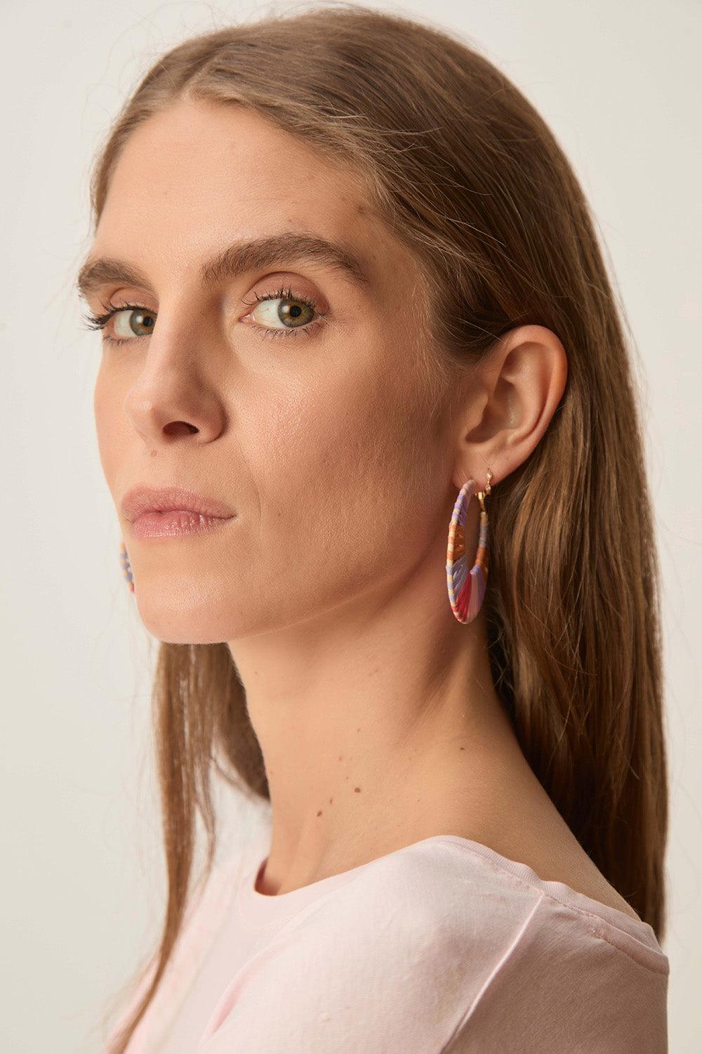 Des Petit Hauts Boucles D'Oreilles Nikki Multico