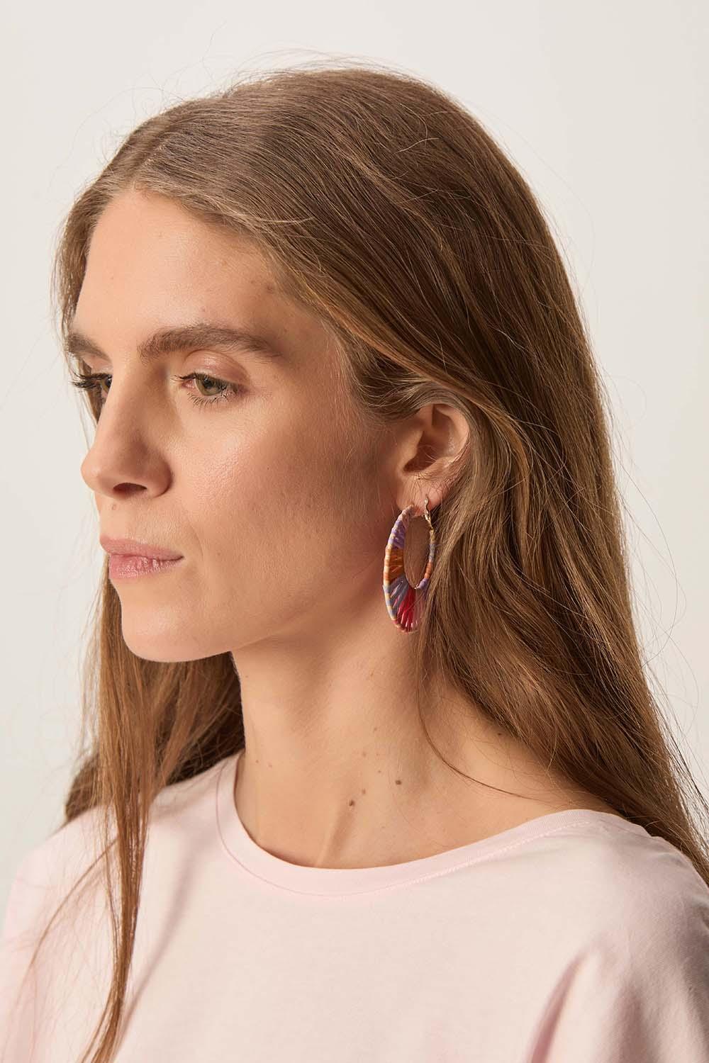 des petit hauts Boucles D'Oreilles Nikki Multico