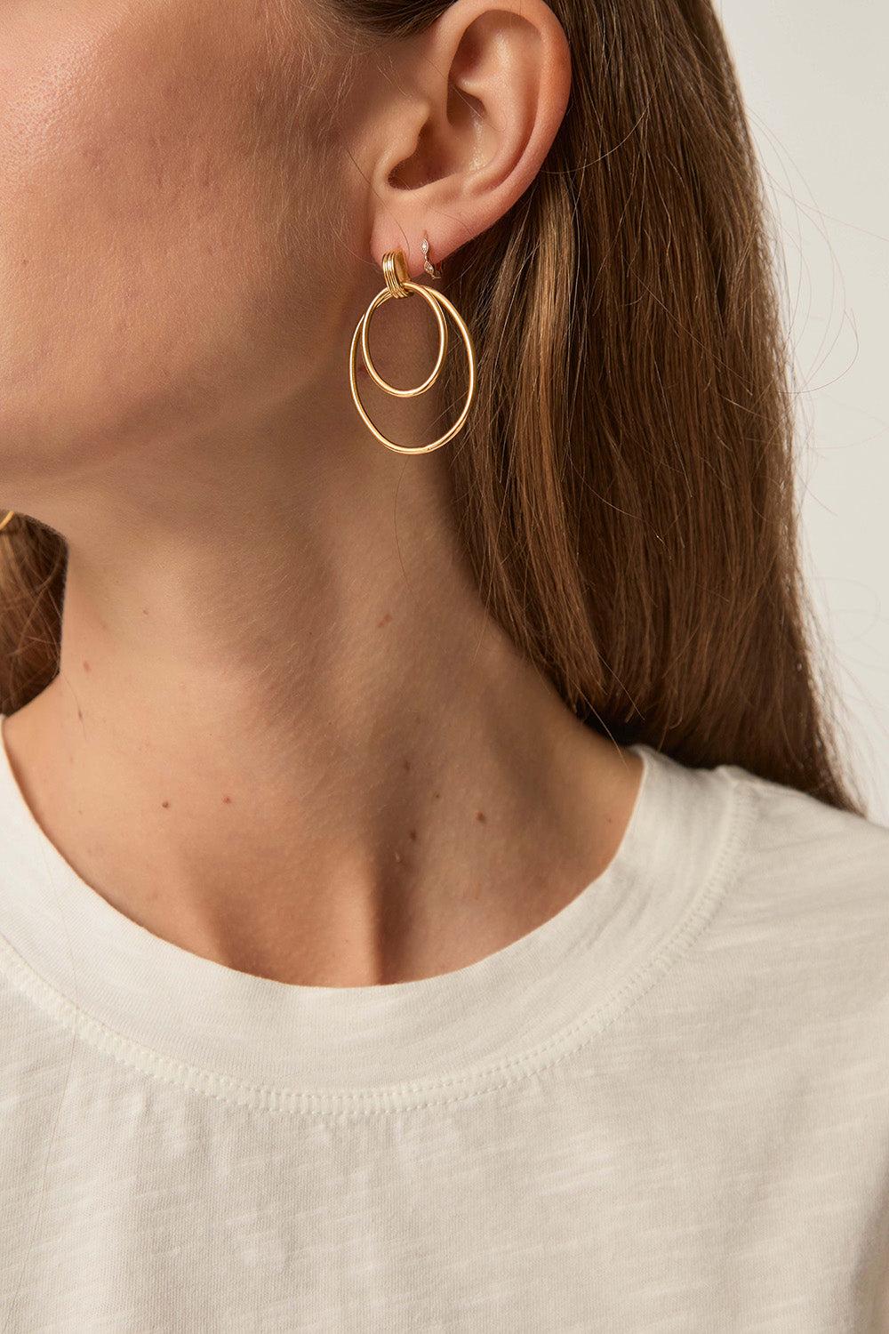 Des Petit Hauts Boucles D'Oreilles Nize Or