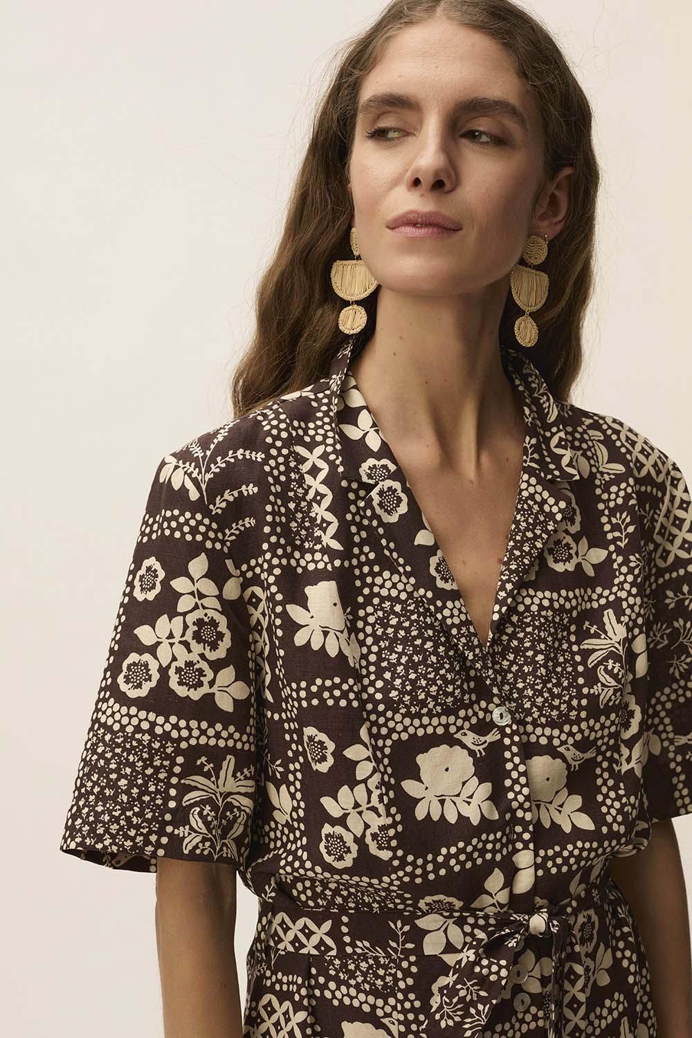 Des Petit Hauts Boucles D'Oreilles Nour Naturel