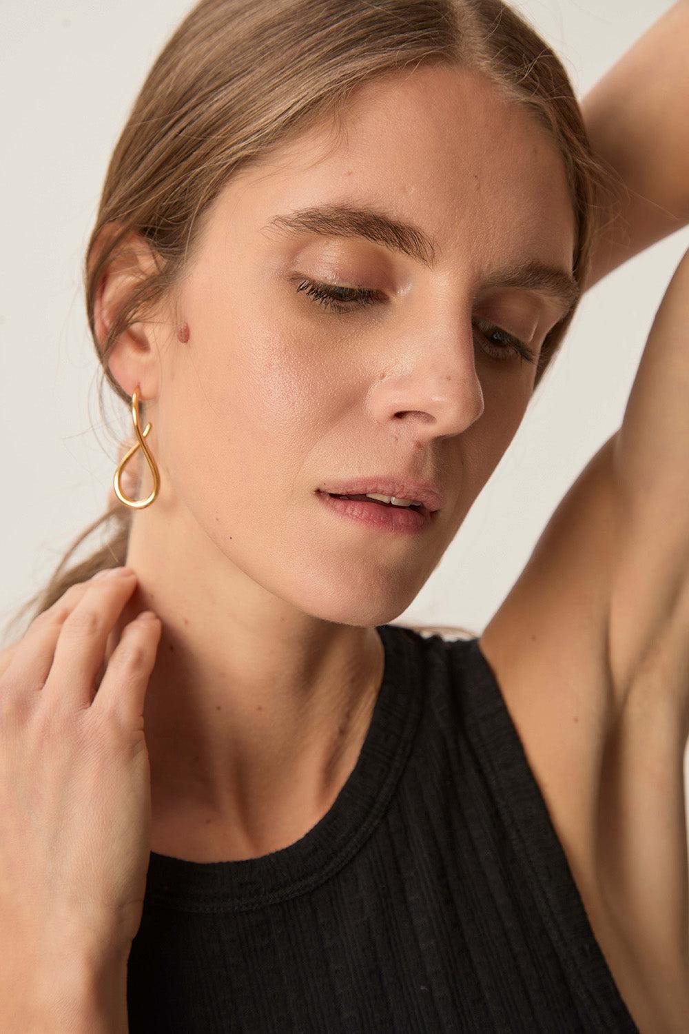 Des Petit Hauts Boucles D'Oreilles Nustine Or