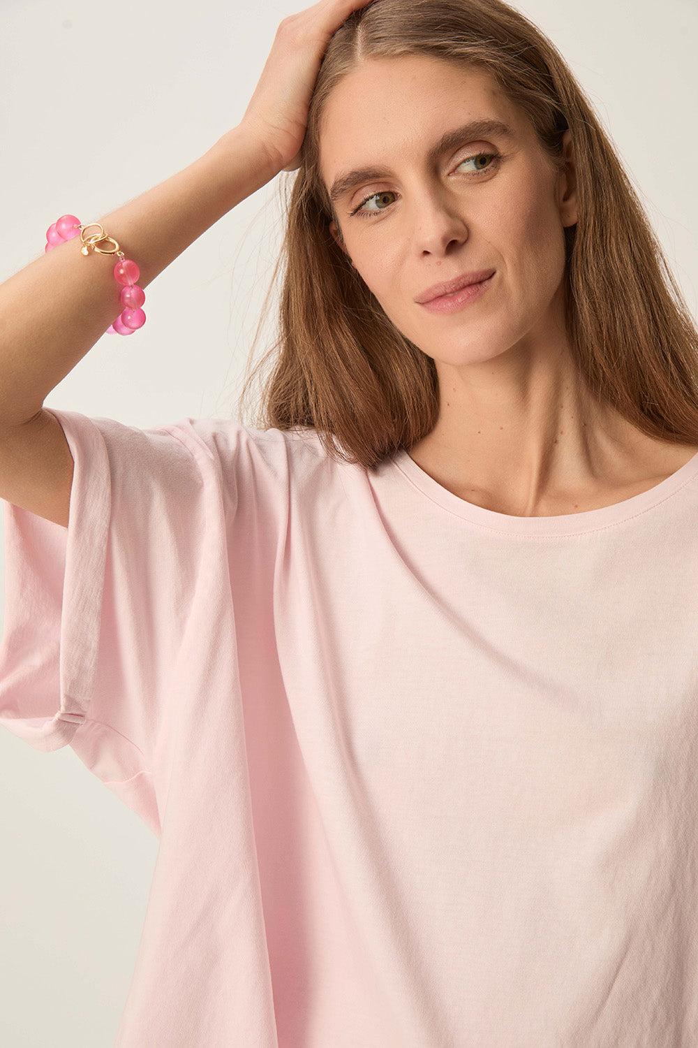 des petit hauts Bracelet Natalino Rose Fluo