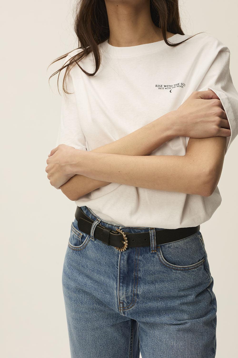 des petit hauts Ceinture Neville Noir