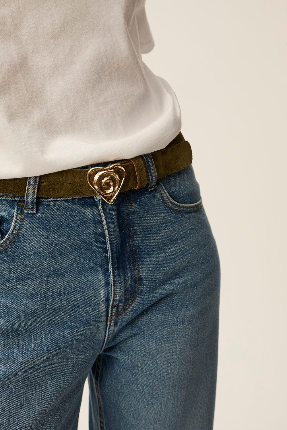 Des Petit Hauts Ceinture Piana Basilic