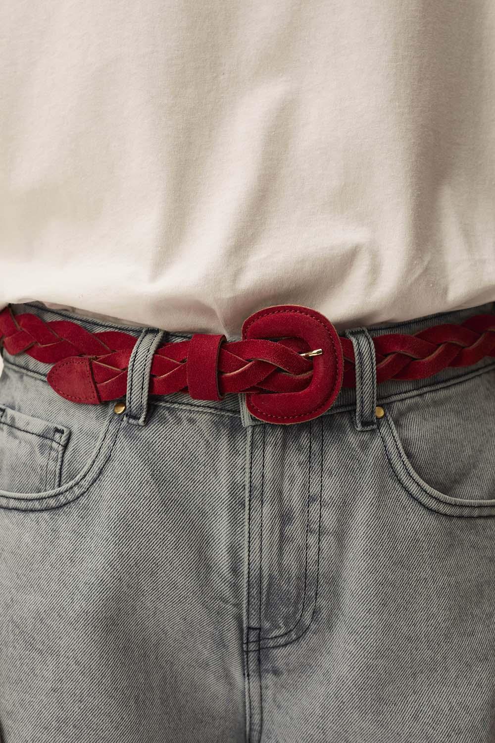 Des Petit Hauts Ceinture Pigna Cerise