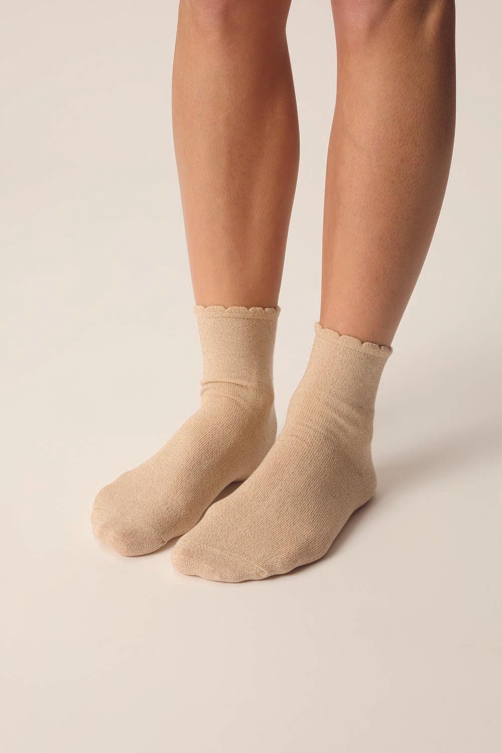 des petit hauts Chaussettes Mael Ecru