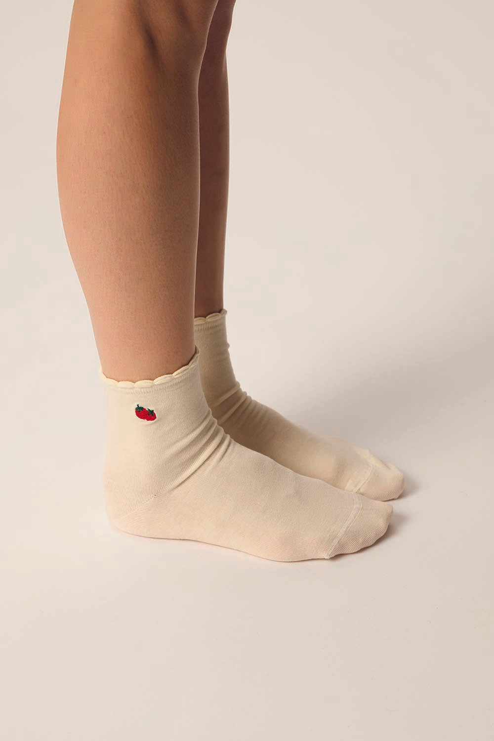 des petit hauts Chaussettes Manou Ecru