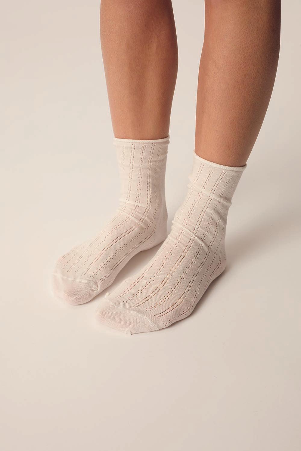 des petit hauts Chaussettes Marie Ecru