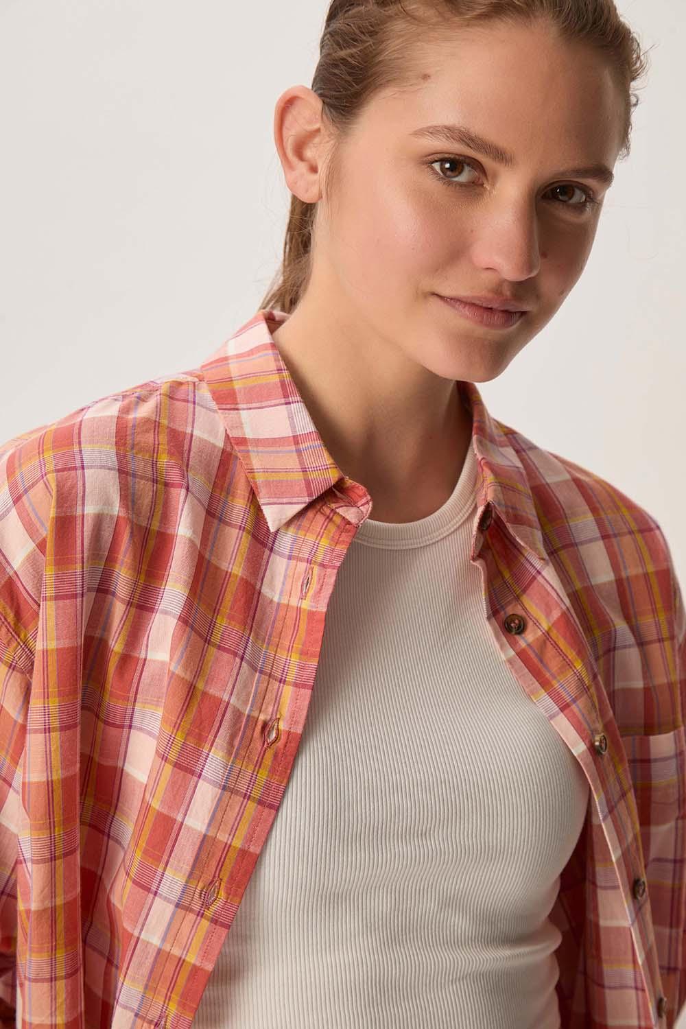 Des Petit Hauts Chemise Elita Madras