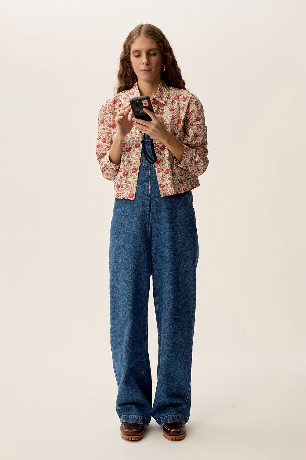 Des Petit Hauts Chemise Elou En Tissu Liberty Romy